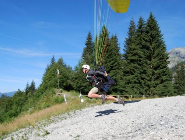  Despegue perfecto en parapenle 